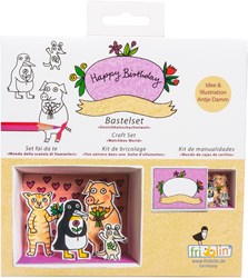 Fridolin boîte d'allumettes kit créatif jouet 6,6x2,8x5,2 cm