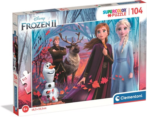 Clementoni Frozen 2 puzzle - puzzle 104 pièces Disney-2