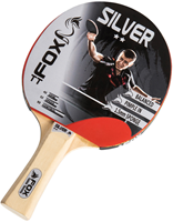 Fox TT raquette de tennis de table Silver 2 Star rouge - contrôle et équilibre parfaits