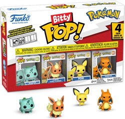 Funko Pokémon Bitty Pop Bulbasaur 4-pack verzamelset speelgoed