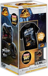 FUNKO POCKET POP! & TEE JURASSIC - T REX - L