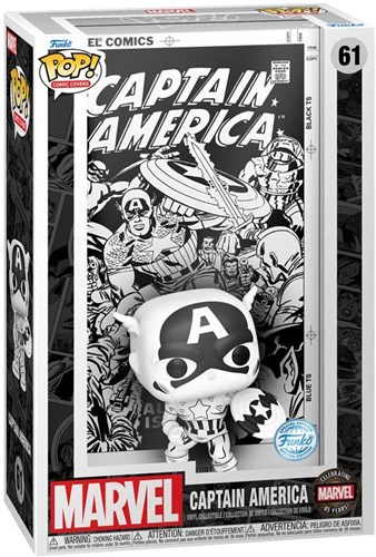 FUNKO POP COMIC COVER: MARVELS 85TH - CAPT. AMERICA