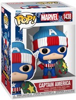 Funko figurine Marvel Holiday Captain America pop en vinyle