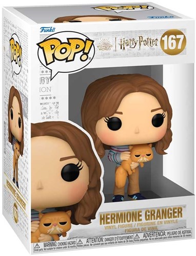 Funko Harry Potter speelfiguur Hermione Granger met Crookshanks - verzamelitem