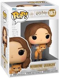 Funko Harry Potter speelfiguur Hermione Granger met Crookshanks - verzamelitem