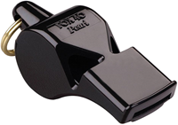 Fox 40 sifflet noir avec cordon - sifflet d'arbitre accessoire sport
