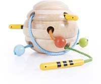 Guidecraft bijenkorf educatief spel veter rijgen multicolor karton-2