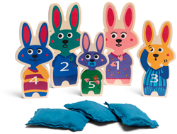 BS Toys Bean Bag Bunnies werpspel - kleurrijk kinderspeelgoed