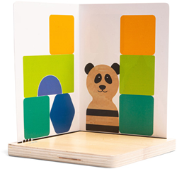 BS Toys Panda puzzel houten speelgoed - educatief en uitdagend