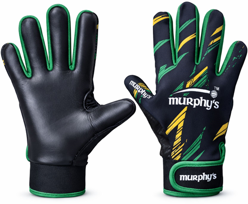Murphy's Gaelic handschoenen sport grip zwart amber groen maat 10