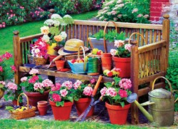 Eurographics puzzel Garden Bench - 1000 stukjes