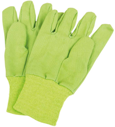 BigJigs Gants de jardinage en coton - Vert pour enfants