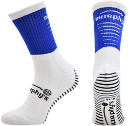 Murphy's chaussettes sport grip adulte - Pro Mid GAA antidérapant royal/blanc
