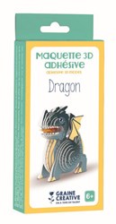 Graine Creative set créatif maquette 3D dragon carton créatif
