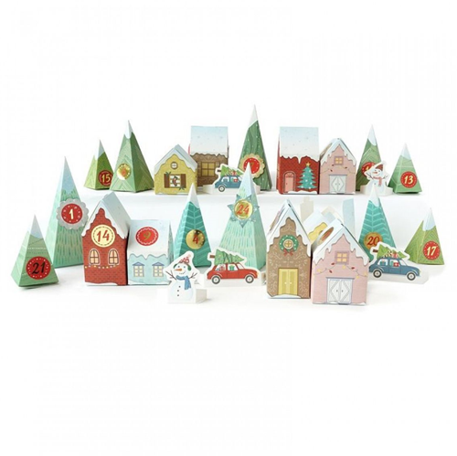 Graine Creative GC Adventkalender Dorp 33x25 cm