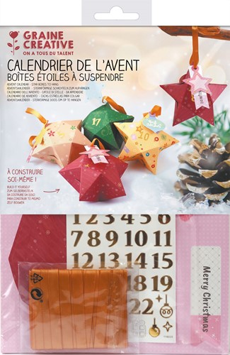 Graine Creative GC Adventkalender Set Sterren