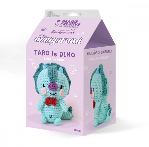 Graine Creative GC Amigurumi Haakpakket Taro de Dinosaurus 10 cm