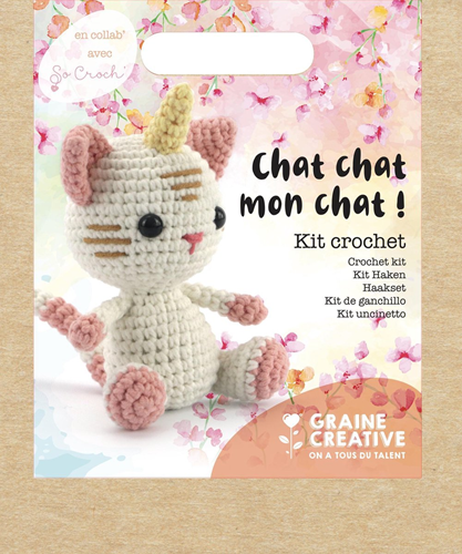 Graine Creative GC Amigurumi Haakpakket Kat 15 cm