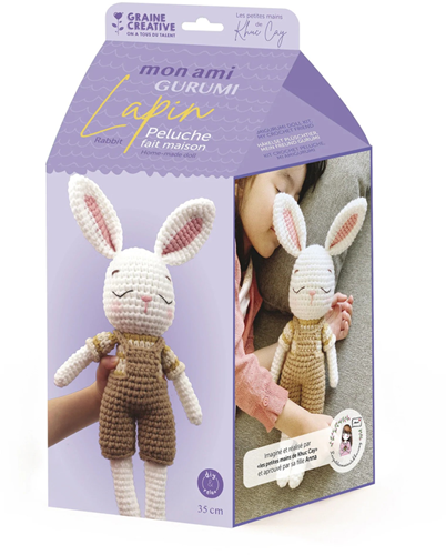 Graine Creative GC Amigurumi Haakpakket Konijn 35 cm