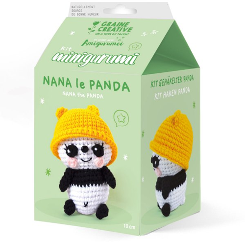 Graine Creative GC Amigurumi Haakpakket Nana de Panda 10 cm