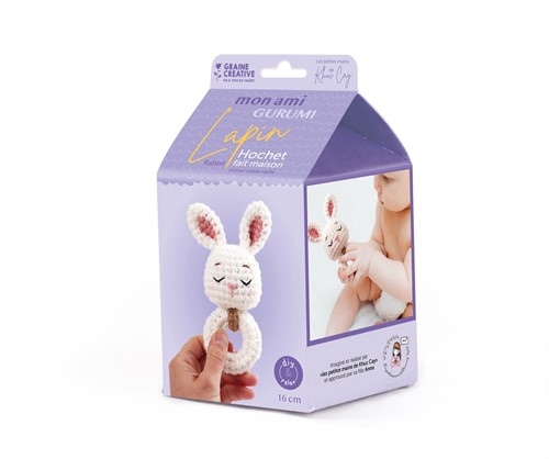 Graine Creative GC Amigurumi Haakpakket Rammelaar Konijn