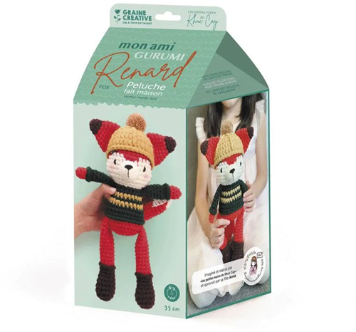 Graine Creative GC Amigurumi Haakpakket Vos 35 cm