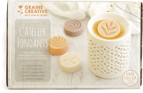 Graine Creative GC Atelier Geurwas en Brander Set