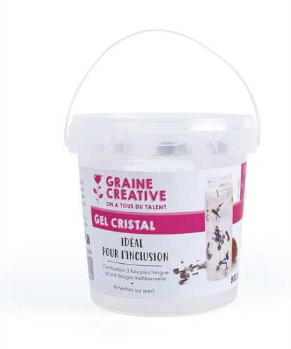 Graine Creative GC Gelwas 800gr met 8 Lonten