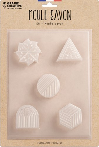 Graine Creative GC Gietmallen Geometrisch 5 cm