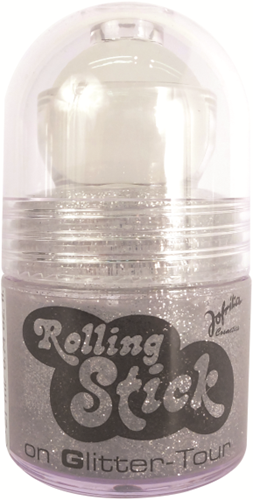 Graine Creative glitter roller 21 ml zilver - sprankelende huid