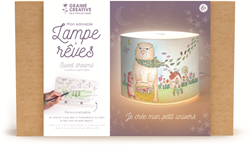 Graine Creative coffret lampe à rêves créative - kit DIY veilleuse