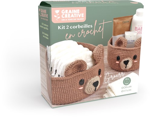Graine Creative GC Haakpakket Manden Haken Beren