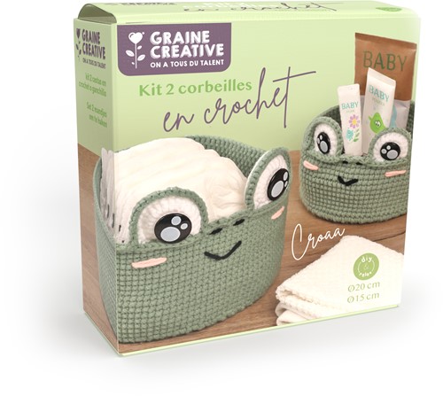 Graine Creative GC Haakpakket Manden Haken Kikkers