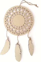 Graine Creative attrape-rêves en bois kit créatif 12,5x23,5 cm décoration