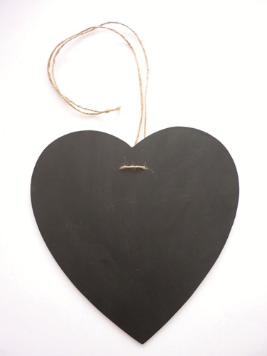 Graine Creative GC Houten Krijtbord Hart 23x23 cm