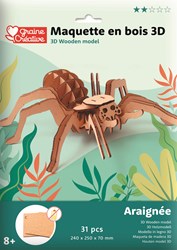 Graine Creative houten speelgoed 3D spin model bouwpakket