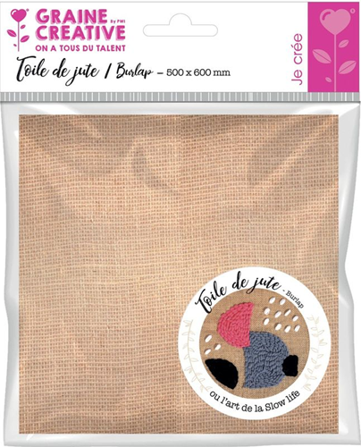 Graine Creative GC Jute Stof 50x60 cm