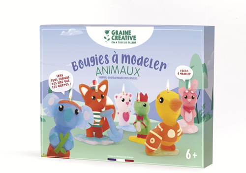 Graine Creative GC Kaarsen Kneden Set Dieren