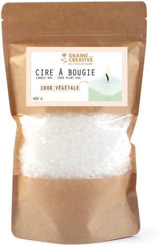 Graine Creative cire végétale pour bougies 400gr loisirs créatifs