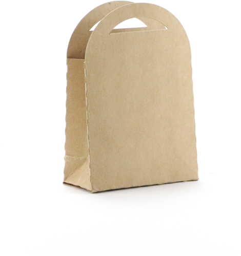 Graine Creative GC Kartonnen Cadeauzakje 7x10 cm Kraft 6 stuks