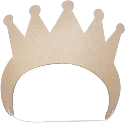 Graine Creative GC Kartonnen Prinsessen Kroon 10x7,5x17 cm