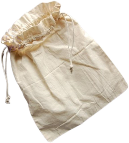 Graine Creative GC Katoenen Zak met Touw 30x35 cm 4  stuks