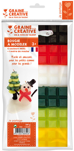 Graine Creative GC Kneedwas Set 240 gr Kerst