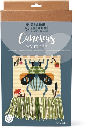 Graine Creative GC Kruissteekpakket Wanddecoratie Kever
