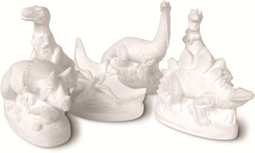 Graine Creative GC Latex Gietmal Dinosaurus Set 6 stuks