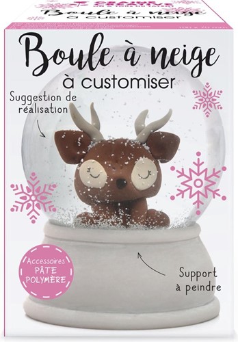 Graine Creative GC Maak je Eigen Sneeuwbol Set met Sneeuw 8x10,3 cm