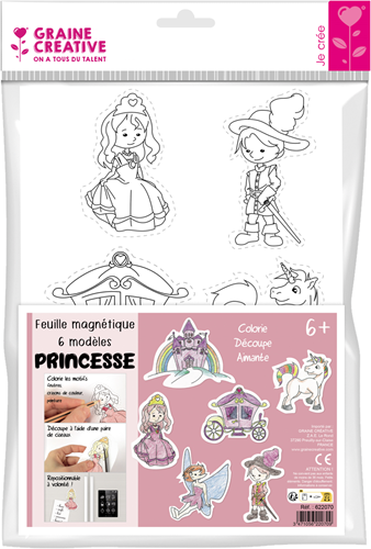 Graine Creative GC Magneten Kleuren Prinsessen