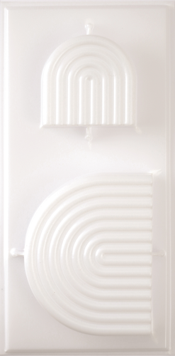 Graine Creative GC Plastic Kaarsen Mal Regenbogen 2 stuks