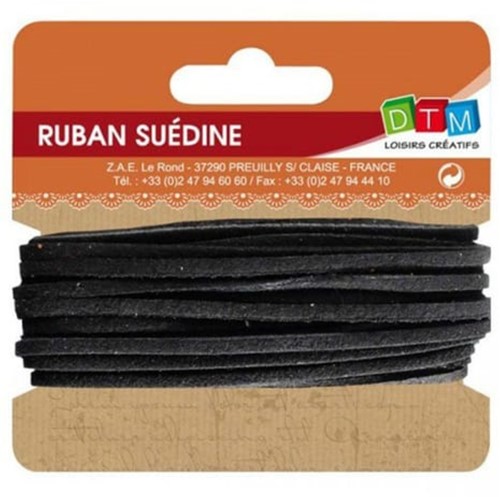 Graine Creative GC Suede Koord 5m Zwart
