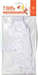Graine Creative couronnes licorne à décorer carton 6 pièces enfants